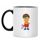 Кружка двухцветная