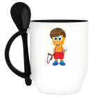 Кружка с ложкой