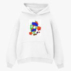 Толстовка худи оверсайз