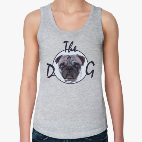 Женская майка с принтом The Dog