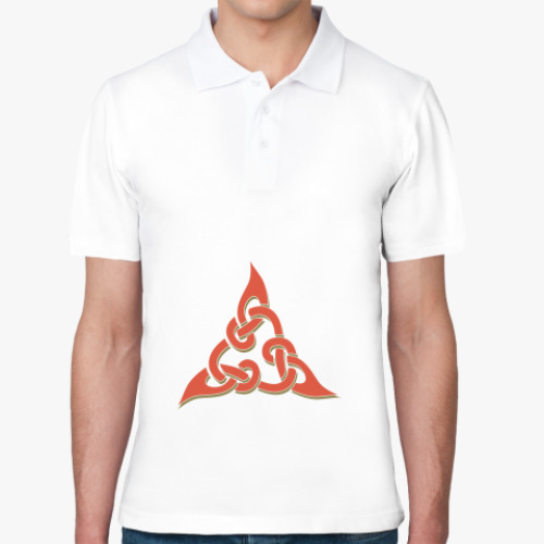 Рубашка поло с принтом Кельтский узор