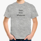 Детская футболка