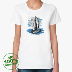 Женская футболка органик