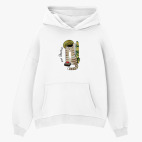 Толстовка худи оверсайз