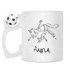 Кружка с футбольным мячиком