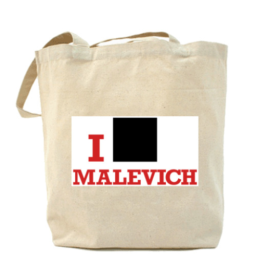 Сумка шоппер с принтом Malevich