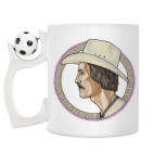 Кружка с футбольным мячиком