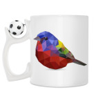 Кружка с футбольным мячиком