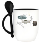 Кружка с ложкой