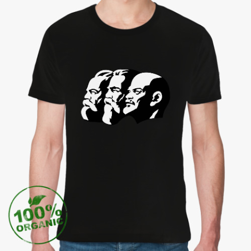 Футболка из органик-хлопка с принтом Ленин