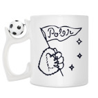 Кружка с футбольным мячиком