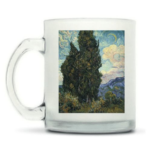 Кружка матовая с принтом Ван Гог