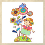 Синие бабочки