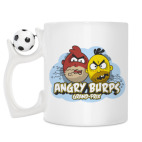 Кружка с футбольным мячиком