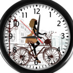 Девушка на велосипеде