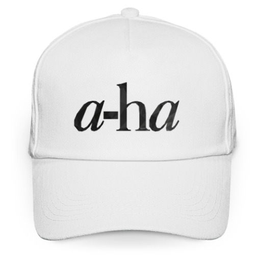 Кепка бейсболка с принтом a-ha