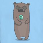 Мишка с конфетой