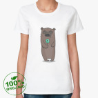 Женская футболка органик