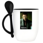 Кружка с ложкой