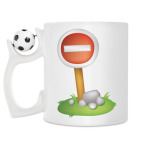 Кружка с футбольным мячиком