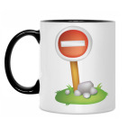 Кружка двухцветная