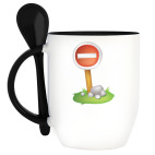 Кружка с ложкой