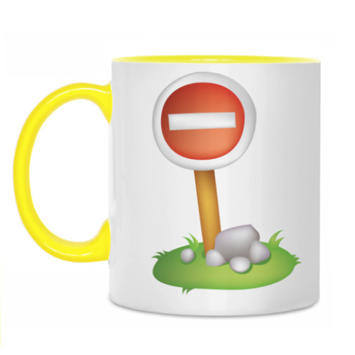 Кружка с принтом Не тронь!