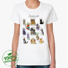 Женская футболка органик