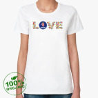 Женская футболка органик