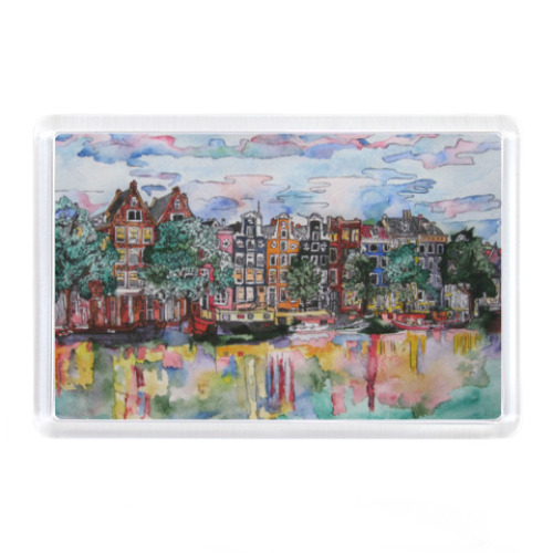 Магнит с принтом Амстердам