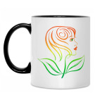 Кружка двухцветная