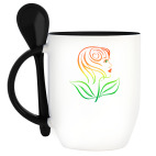 Кружка с ложкой