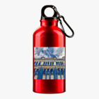 Металлическая бутылка 400 мл UV-DTF