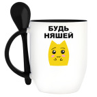 Кружка с ложкой