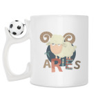 Кружка с футбольным мячиком