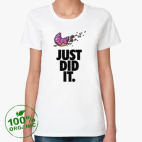 Женская футболка органик