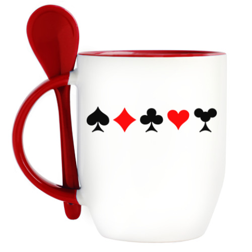 Кружка с ложкой с принтом Будь готов! Всегда!