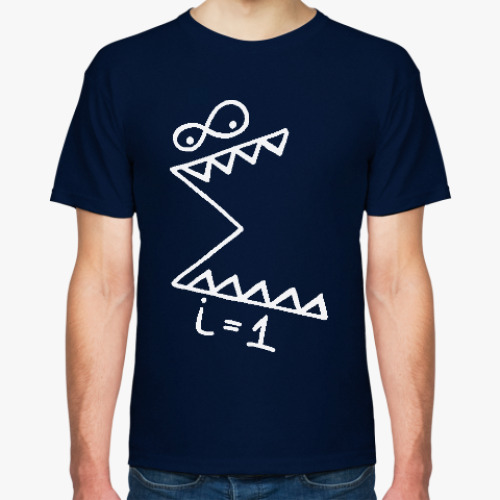 Футболка с принтом Зубастая Сумма