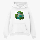 Толстовка худи оверсайз