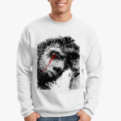 Свитшот с принтом Цифровой портрет