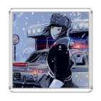 Магнит 6.5 x 6.5 см  «ГАИ СССР»