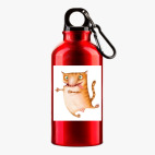 Металлическая бутылка 400 мл UV-DTF