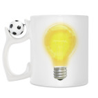 Кружка с футбольным мячиком