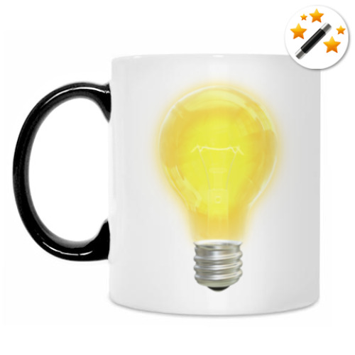 Кружка-хамелеон с принтом Отличная идея