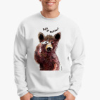 Медвежонок ищет рыбу