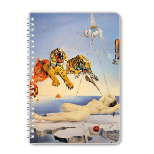 Тетрадь с принтом Сон