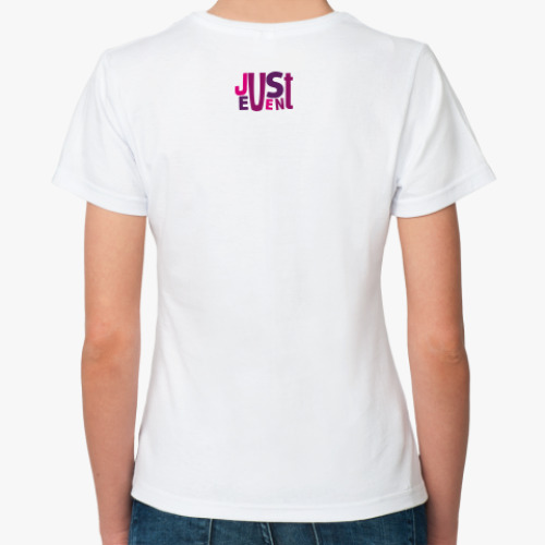 Классическая футболка с принтом JustEvent