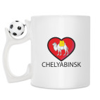 Кружка с футбольным мячиком