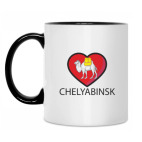 Кружка двухцветная