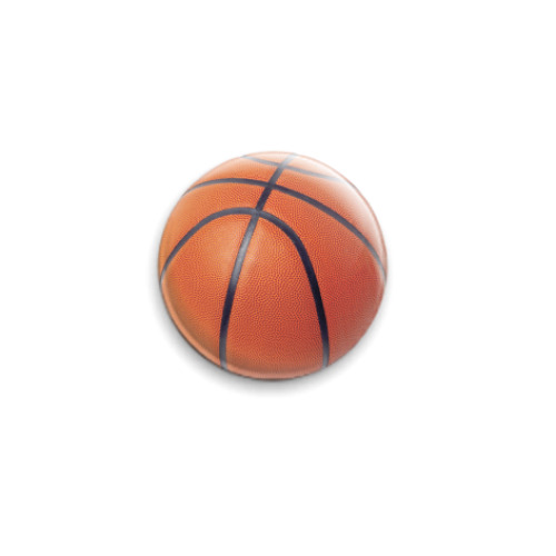 Значок 25мм с принтом Баскетбол